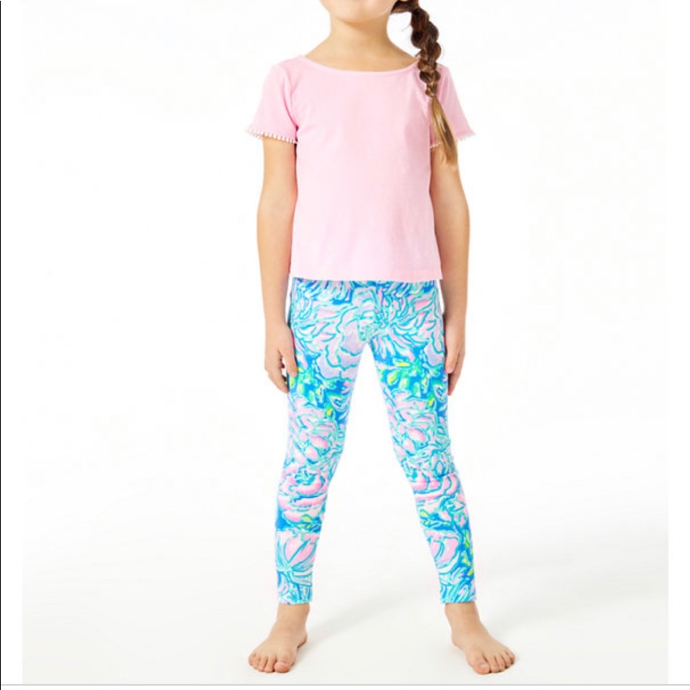 Lilly Pulitzer leggings girl size small